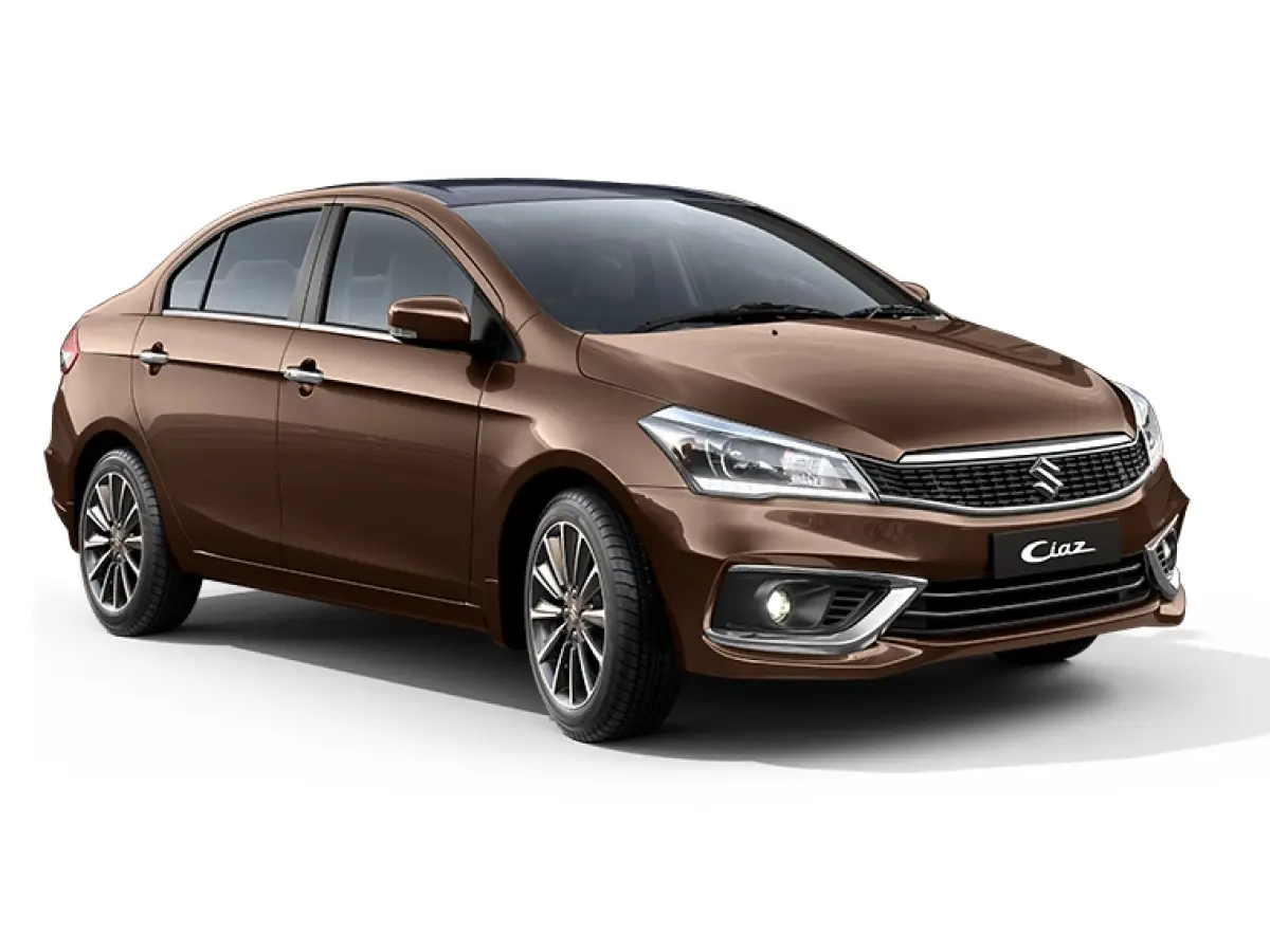 Maruti Ciaz Pearl Metallic Dignity Brown And Bluish Black
